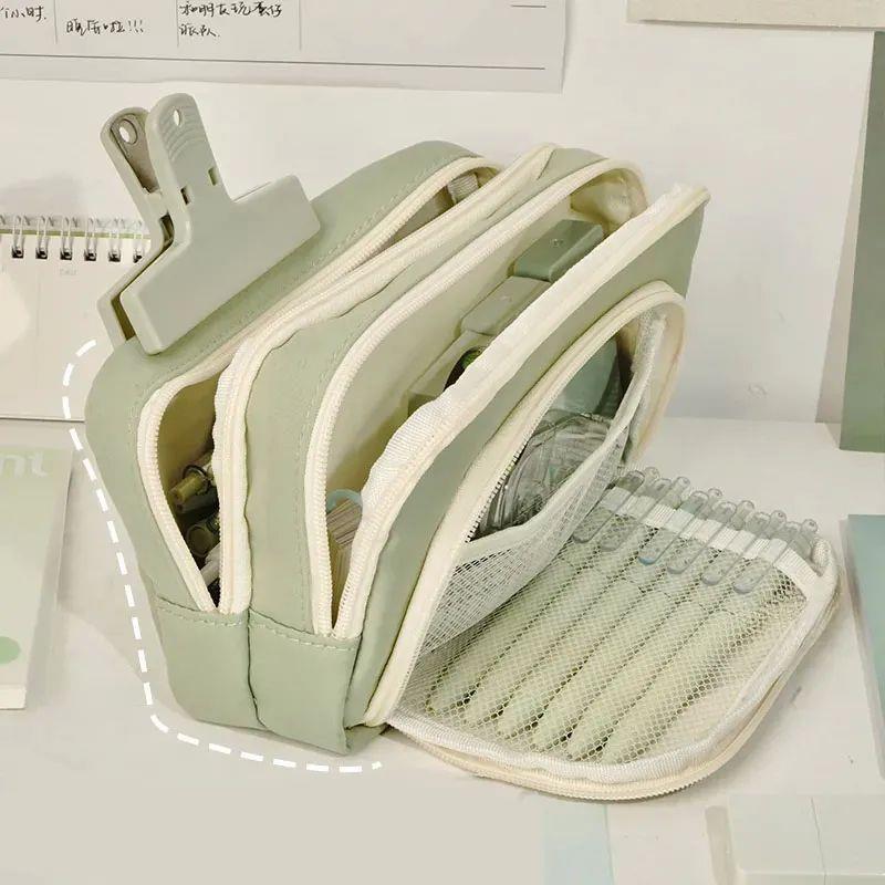 Girl Large Capacity Aesthetic Pencil Bag School Cases Cute