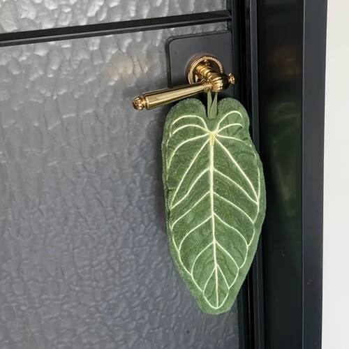 Leaf Towel,coral Velvet Kitchen Cleaning Cloth,not Easy To S