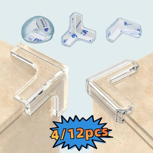 12PCS Baby Safety Silicone Protector Table Corner Edge Prote
