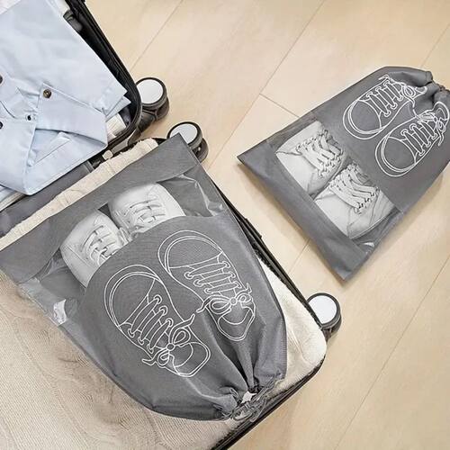 5/10 shoe storage bags, portable waterproof dust-proof draws