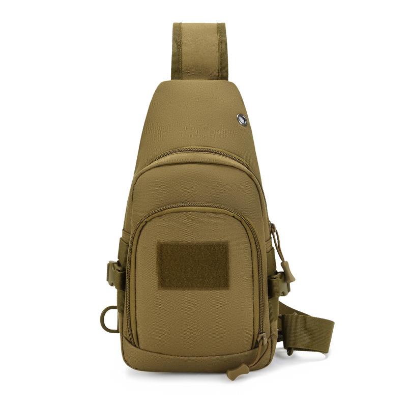 厂家新款牛津布单肩斜挎包男包胸包户外旅行水杯背包休闲跨包