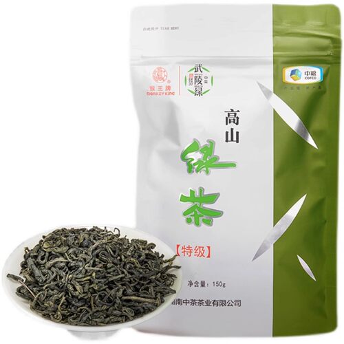 中茶高山特级绿茶雨前采摘