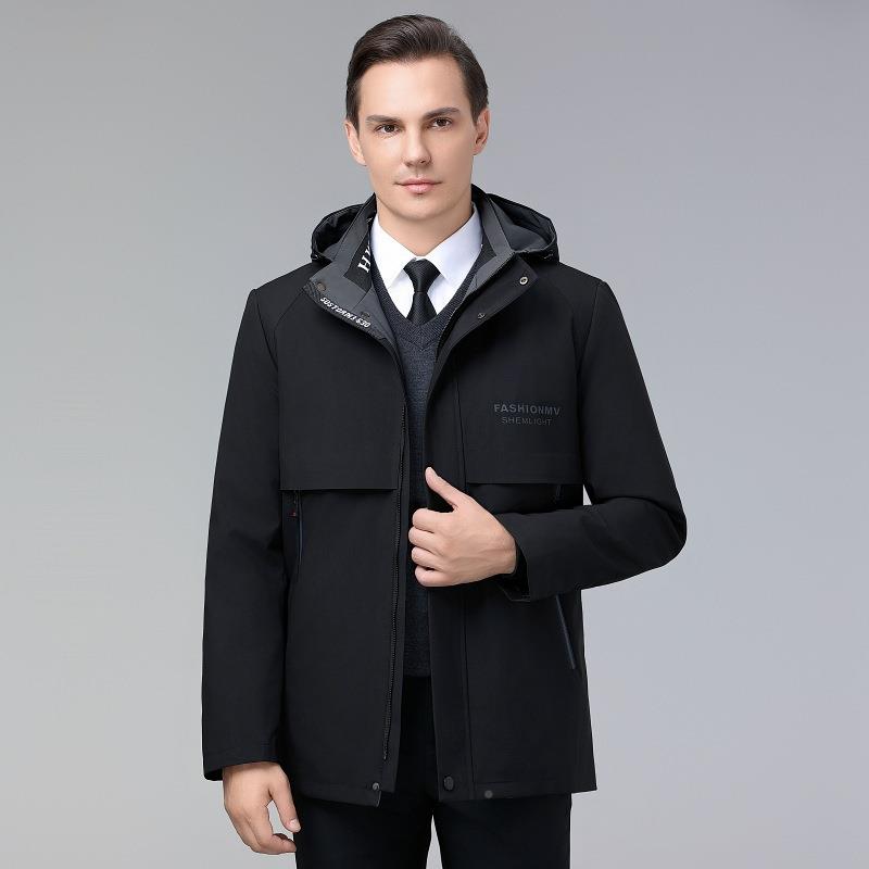 派克服男貂款真冬季新男士皮内胆加绒加厚外套高端005-BB男装貂毛