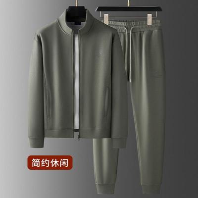 高端运士动套装春秋新款长袖卫85057衣休闲外季套宽松跑男步运动