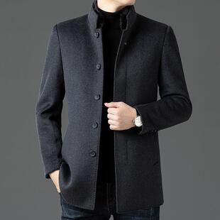 双面羊绒大衣男冬季新中款年务休闲免烫羊商毛呢11509外绒套羽内
