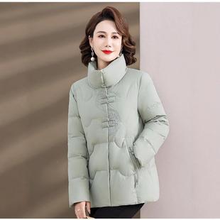 国白鸭加厚冬季 正品 妈妈装 时尚 外套 小羽绒服女绒个标子71807短款