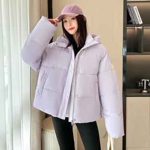 小个子泡短包款 109棉服女芙年时冬尚连帽加厚设计感秋面服外套