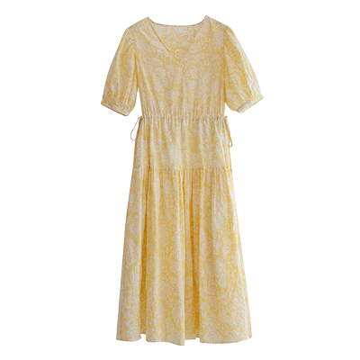 POPCHRIO法式仙气碎花连衣裙