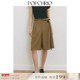 到手199元 百慕大含亚麻中低腰五分休闲裤 西装 阔腿直筒短裤 子