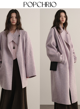 POPCHRIO欧可芮 全羊毛针织衫 长短款大衣