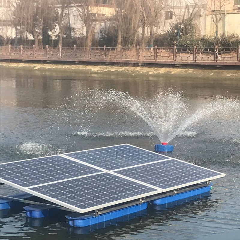 至臻天创鱼塘曝气机处理水污染