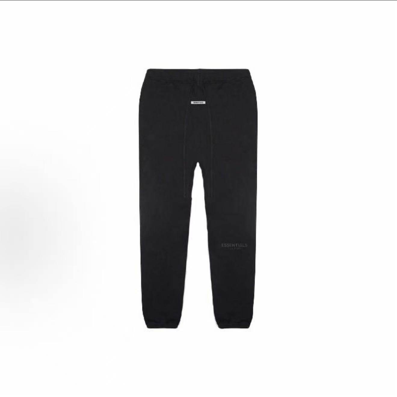FEAR OF GOD ESSENTIALS 20款反光logo抽绳棉长裤 男女同款