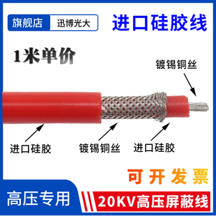 20-30KV抗干扰屏蔽线耐压测试连接线变频介损仪HV4平方高压试验线