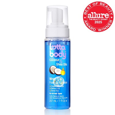 Lottabody Wrap Me Foaming Mousse 207ml椰子乳木泡沫卷发慕斯