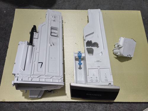 适用西门子洗衣机投放盒XQG100-WD14U6610W抽屉盒 自动添加洗衣液