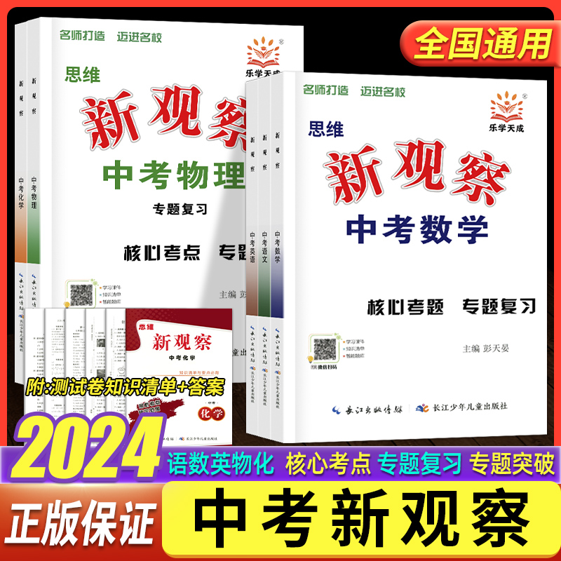 2024思维新观察中考专题复习