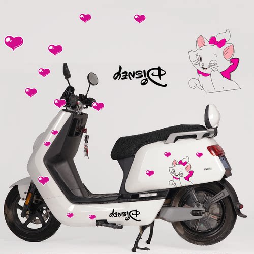 小牛电动车小摩托车贴装饰贴贴纸