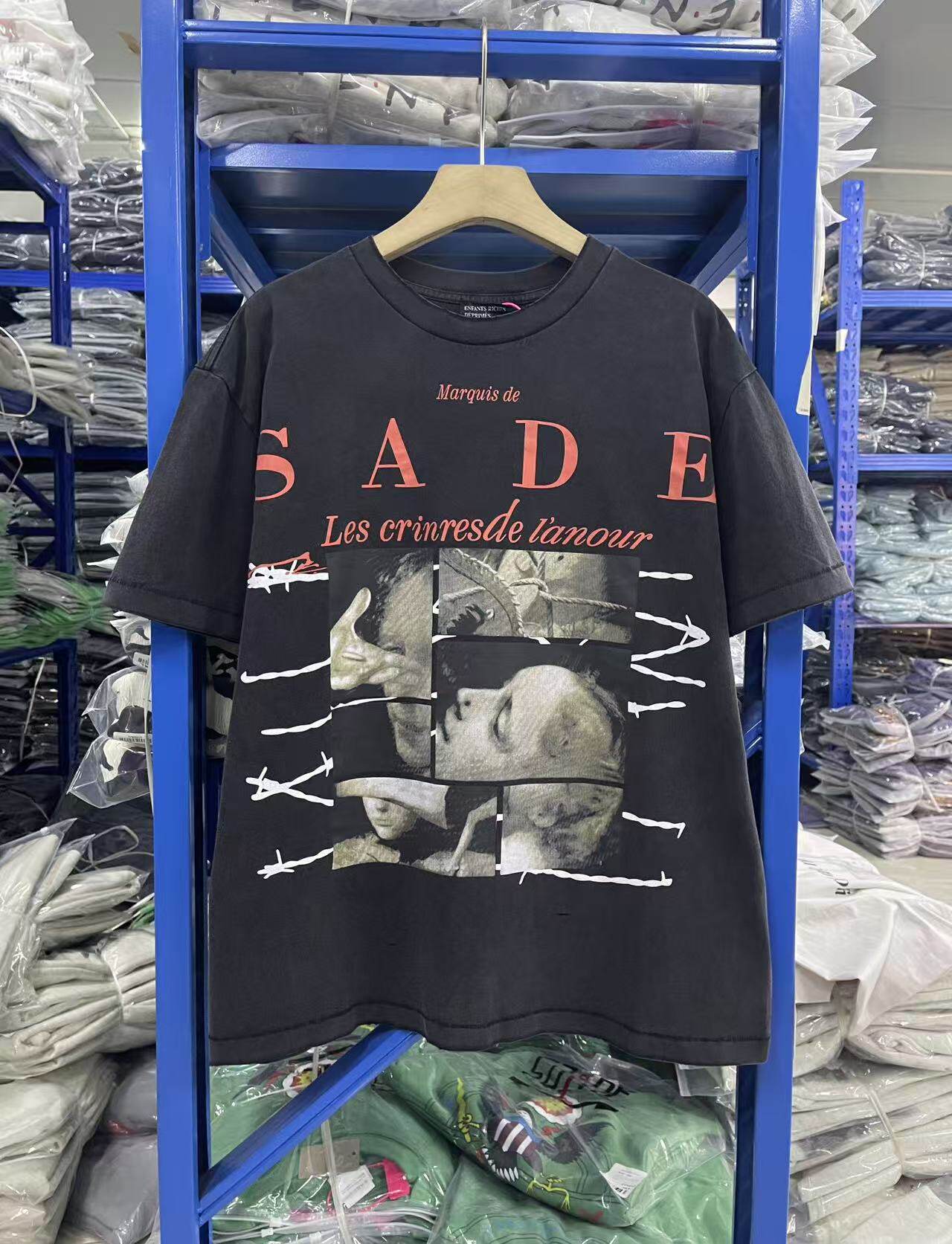 thumbnail for ENFANTS RICHES DEPRIMES FW25新款复古水洗vintage做旧短袖T恤潮