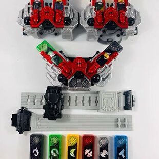 假面骑士W记忆体驱动器腰带 王牌疾风扳机金属火焰 万代dX