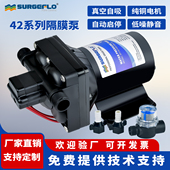 增压抽吸水泵 机自吸式 42款 静音电动隔膜泵房车游艇直流12V24V灌装