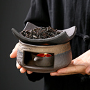 香薰炉烤茶炉套组蜡烛加热温茶炉茶叶提香烘焙茶瓦片烤雪松扩香炉