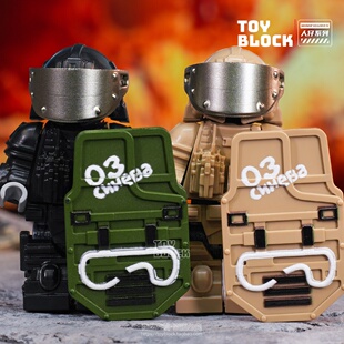 三角洲行动深蓝干员教官特种兵军事系列第三方拼装积木人仔玩具