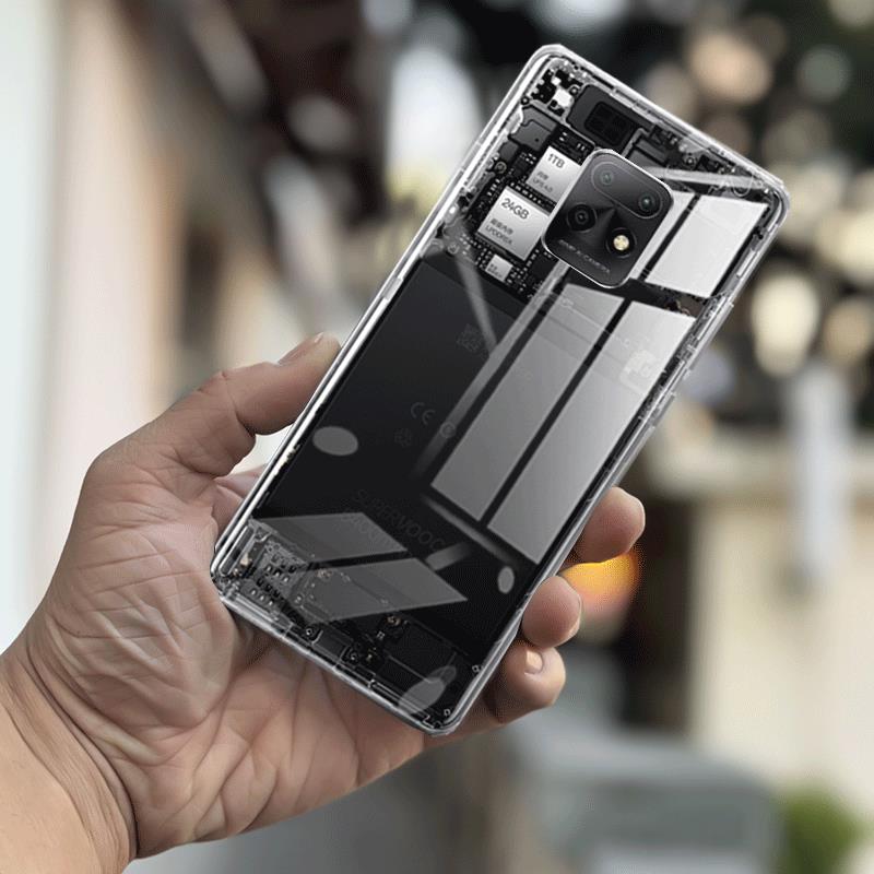 适用于红米10X透明后盖Redmi10x塑料后盖玻璃后壳电池盖外壳后屏