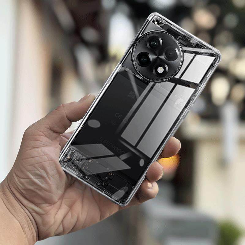 适用一加Ace2透明后盖OnePlus1+ace2塑料后盖玻璃后壳电池盖外壳