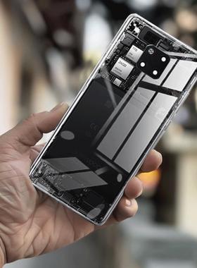 适用华为Mate20Pro透明后盖塑料后盖替换玻璃后壳电池盖外壳外屏