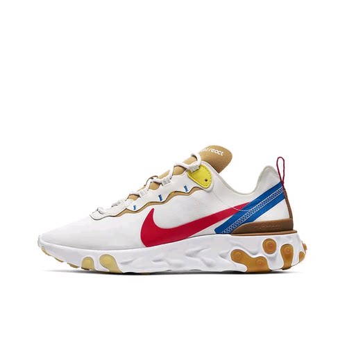 Nike React Element 55 跑鞋 轻便透气缓 CZ3600-131 广东JX仓2A