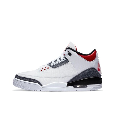 AirJordan3运动休闲鞋火焰红