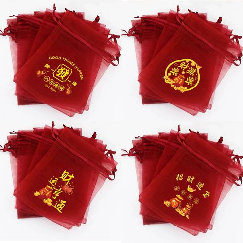 善财洞财神庙拜拜贡品袋贡果袋