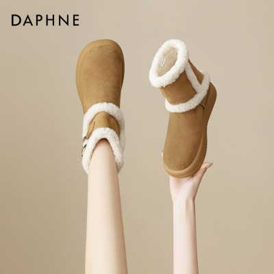 达芙妮2025年冬季新款雪地靴