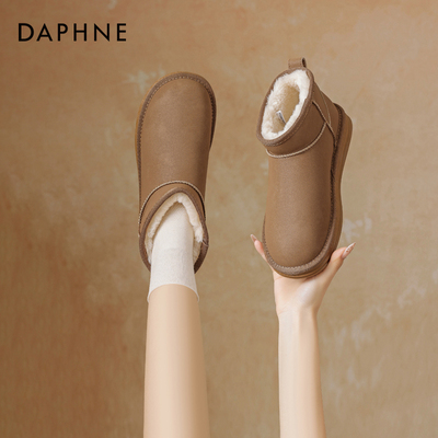 达芙妮2025冬季新款雪地靴