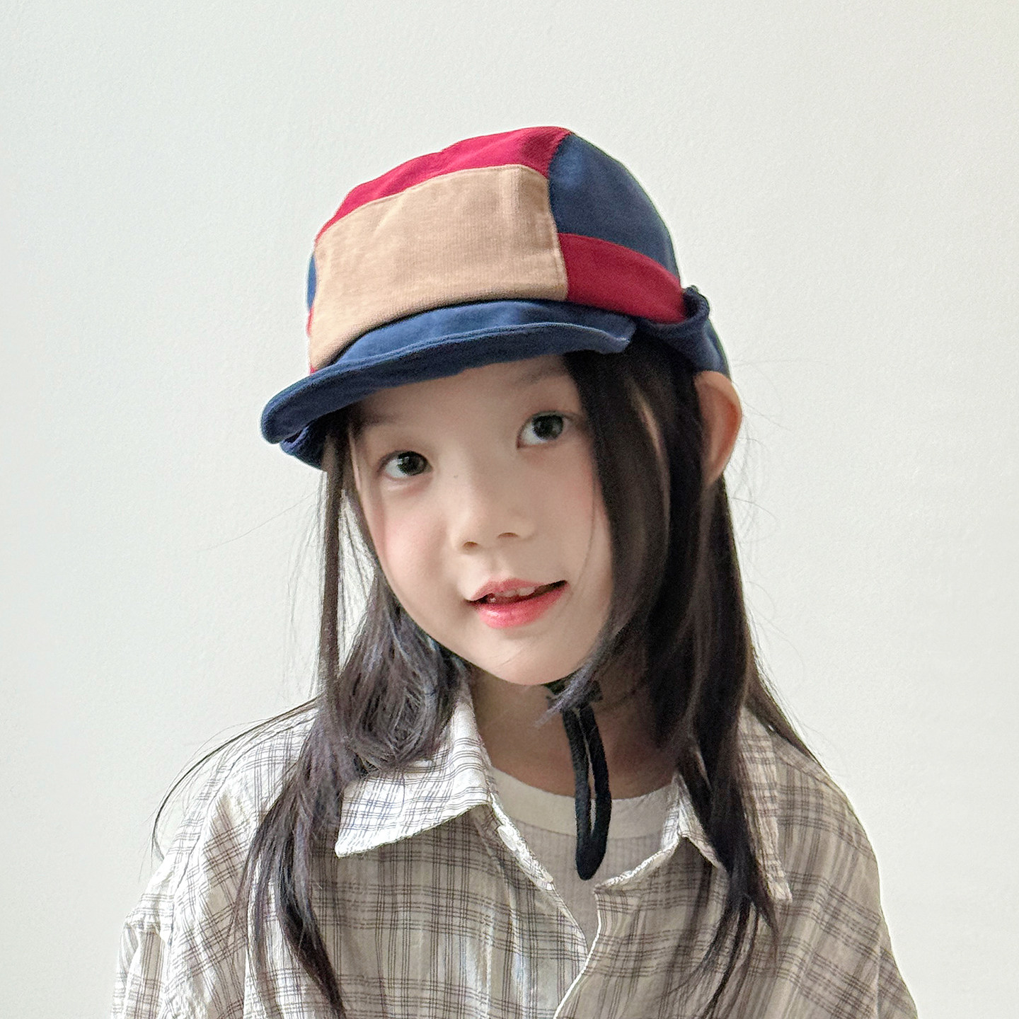儿童帽子秋冬季女孩渔夫帽户外