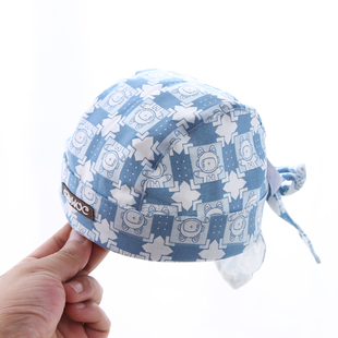 婴儿帽子春秋款宝宝海盗帽一岁男宝小月龄外出男孩秋冬季婴幼儿