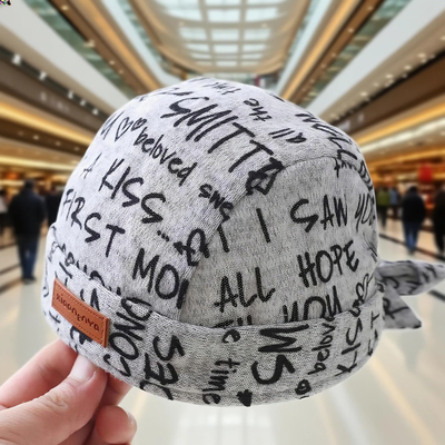 宝宝帽子秋冬季洋气薄款海盗帽