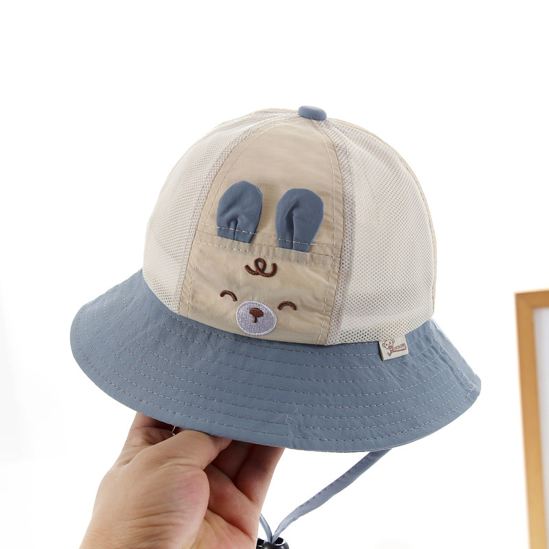 儿童防晒帽女孩夏季速干渔夫帽