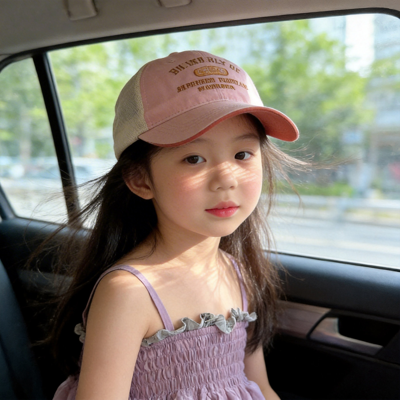 儿童防晒帽女童夏季薄款鸭舌帽男童女孩外出洋气棒球帽夏款遮阳帽