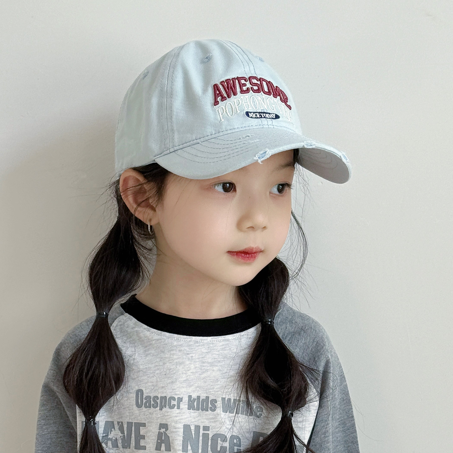 儿童帽子女孩2026新款棒球帽春季潮流韩版女童鸭舌帽遮阳户外夏天