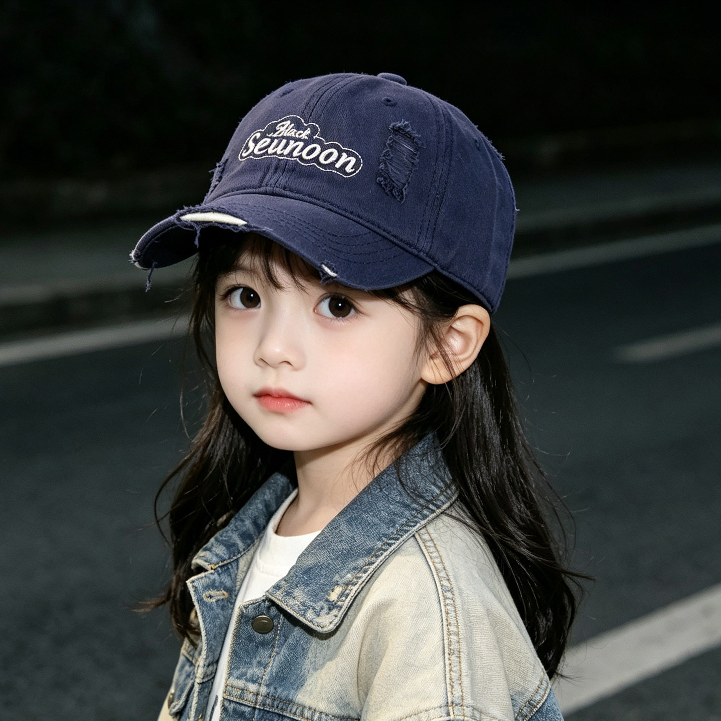 儿童帽子女孩棒球帽秋冬季痞帅