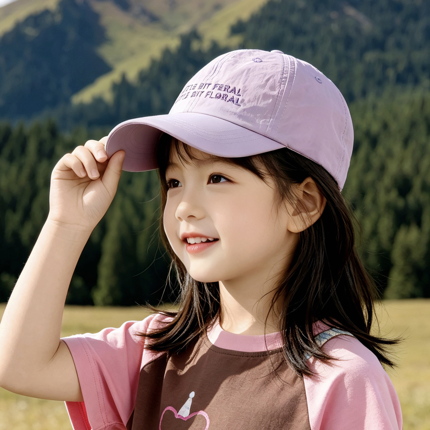 儿童帽子女孩棒球帽夏季2026新款薄款透气遮阳防晒速干女童鸭舌帽