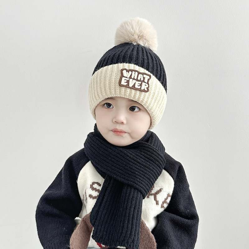 儿童帽子男孩2025新款毛线帽秋冬季韩系简约男童针织帽保暖防寒,童装/婴儿装/亲子装,帽子,淘宝优惠券,粉丝福利购,淘宝优惠卷