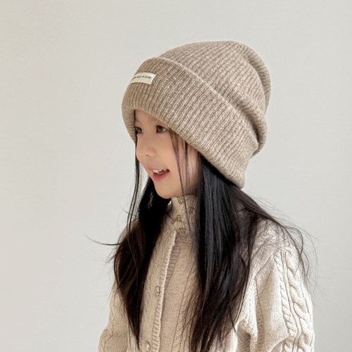 儿童帽子秋冬季堆堆帽洋气女孩