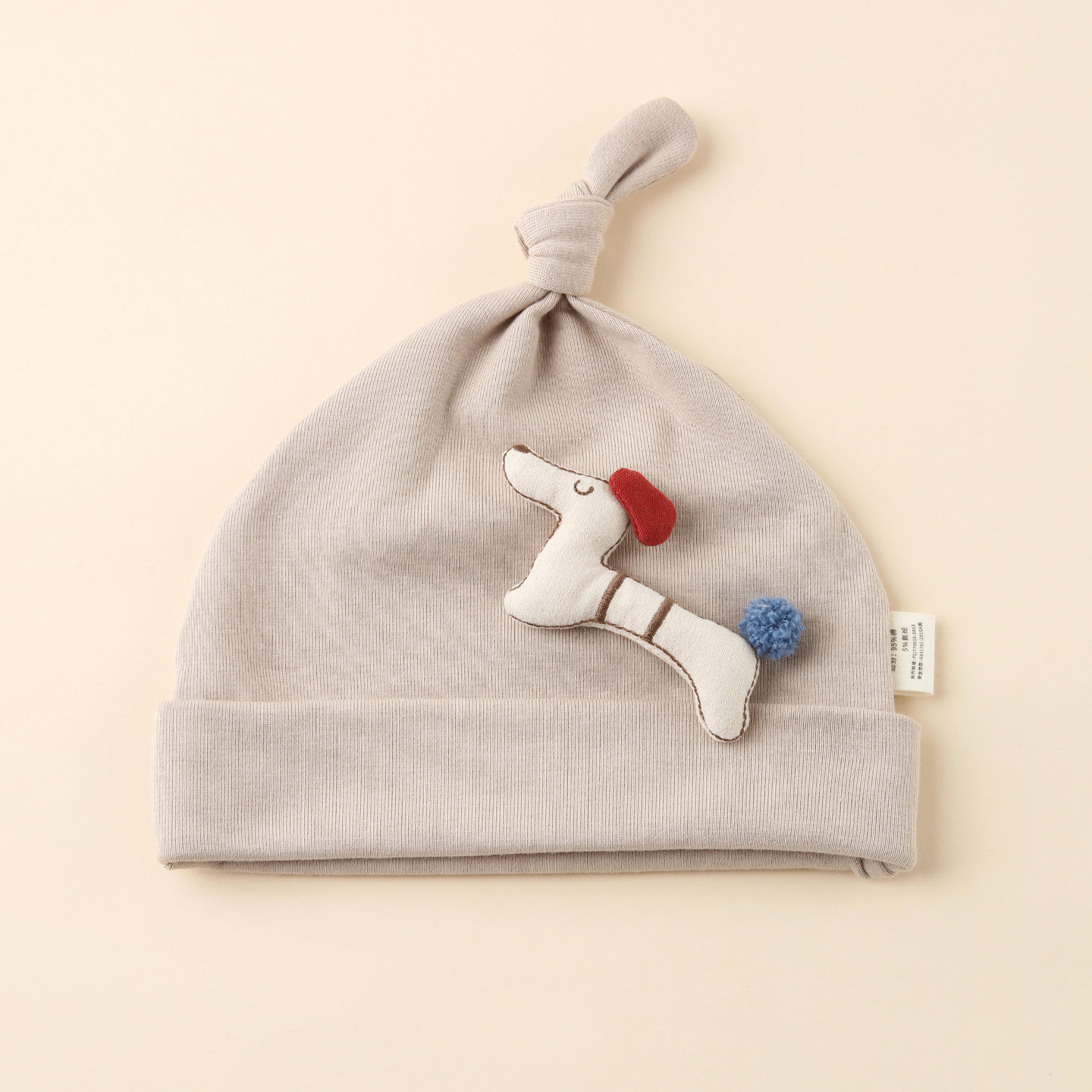 婴儿帽子秋冬季胎帽洋气可爱