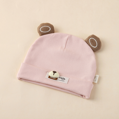 婴儿帽子0到3个月胎帽护囟门