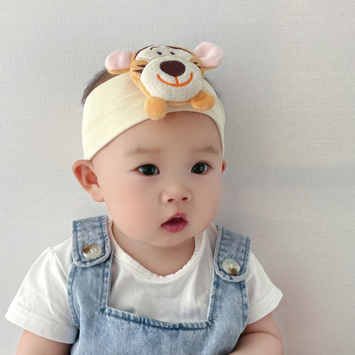 婴儿帽子夏季薄款宝宝发带