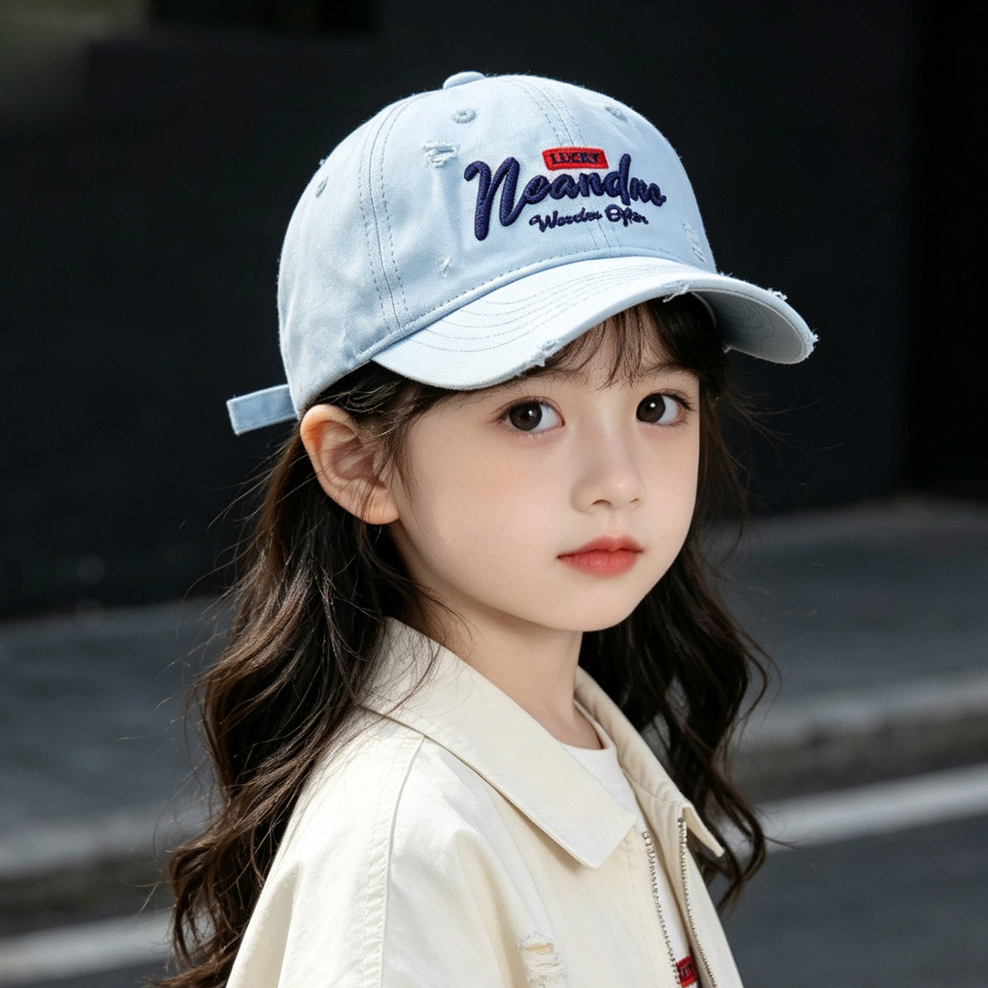 儿童帽子女孩秋冬季棒球帽韩版
