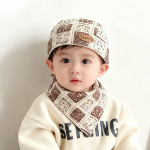 宝宝帽子春秋季薄款婴儿海盗帽洋气可爱帅气6到12个月小月龄男宝