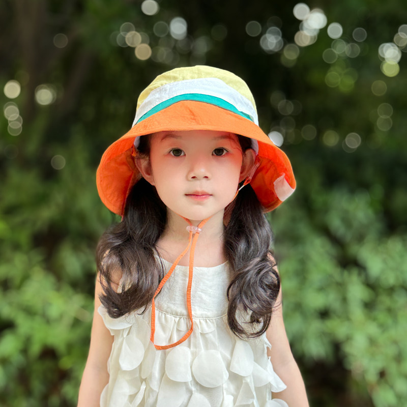 儿童防晒帽女童2025新款遮阳帽